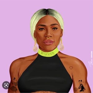 Serena Williams Wall Art 50cmx50cm